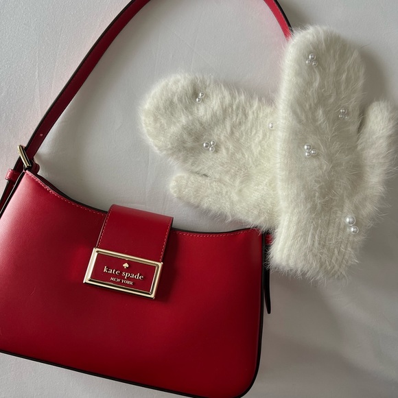 Kate Spade Red Reegan Small Shoulder Bag - Picture 3 of 4